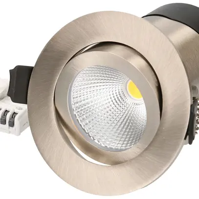 EB-LED-Spot maxLUCE DISC 230 7W 650lm 3000K IP44 MB DIM Ø68…72mm Nickel 36° 