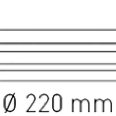 LED-Decken-/Wandleuchte VARIO 22 HF 3000/4000K 10/15W 1500lm Ø220mm IP54 