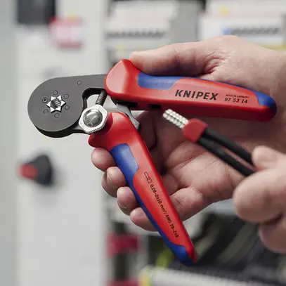 Pince à sertir KNIPEX Preci-Force 180mm 0.08…2×10mm² 