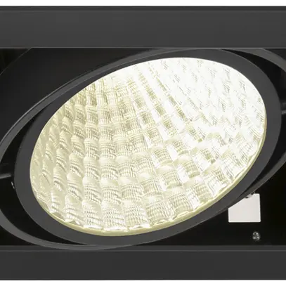 Downlight LED SLV KADUX 27W 3350lm 940 30° DALI 195×195mm nero 