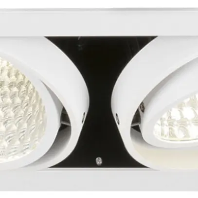 LED-Downlight SLV KADUX 2×27W 3400lm 940 30° DALI 370×195mm weiss 