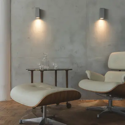 Lampada a muro SLV THEO WALL OUT, GU10 35W IP44 grigio argento 