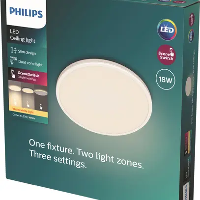 Plafoniera LED Philips Ozziet 18W 1800lm 2700K REG bianco 