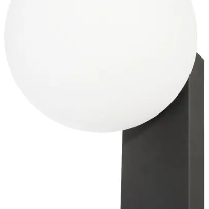 Applique SLV SUN G9 1×40W Ø120×255×40mm rond noir 