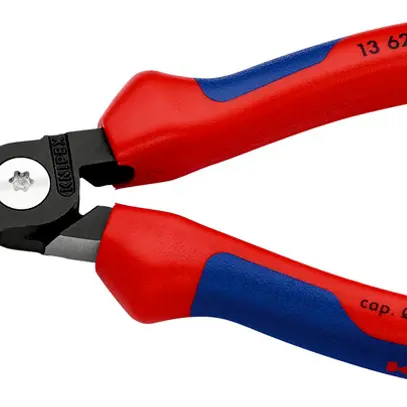 Pince à dénuder KNIPEX Ø15mm/10mm² 180mm chromée avec gaines bi-matière 
