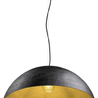 Luminaire suspendu SLV FORCHINI 70 E27 1×40W VAR Ø695mm noir/or 