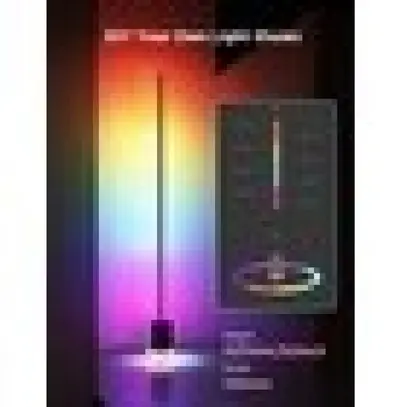 Govee lampe de coin, noir, Matter RGBICWW, 1500 lm 