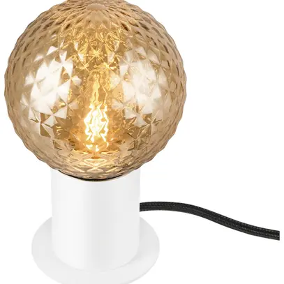 Luminaire de table SLV VARYT E14 1×6W interrupteur Ø90×90mm blanc 