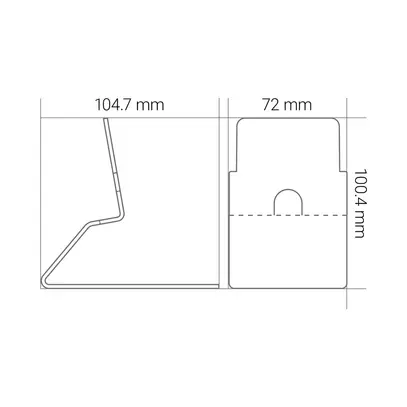 Socle pour capteur de chute Fall Guard Professional, KnockautX, par BRELAG 