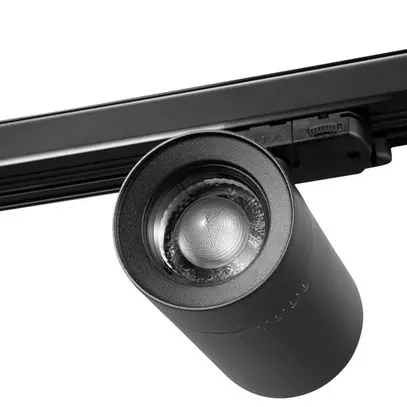 Projecteur LED Sylvania Lenzo Large 30W 1925lm 930 VAR 3ph 18°…50° Ø75 noir 