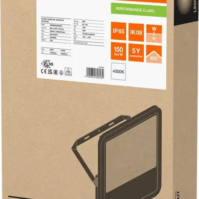 LED-Strahler LEDVANCE FLOODLIGHT150 100W 15000lm 840 IP66 100° 266×55 sz 