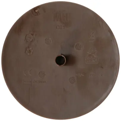Rosetta di copertura MH clip a molla a innesto Ø98×3mm marrone 