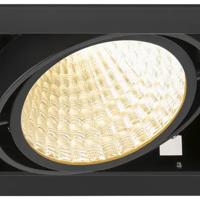 Downlight LED SLV KADUX 27W 3050lm 930 30° DALI 195×195mm noir 