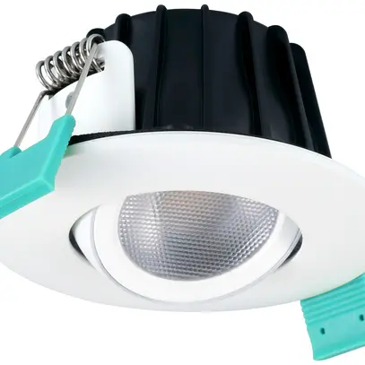 LED-Downlight Sylvania OBICO 5.4W 550lm 927/930/940 IP65 38° DIM Ø81mm weiss 