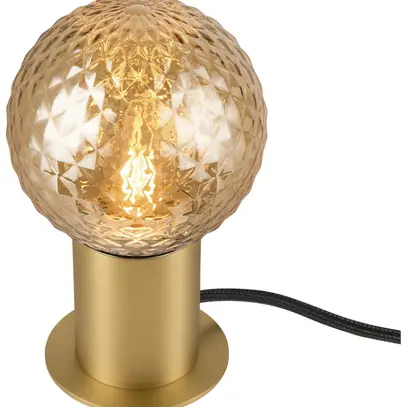 Luminaire de table SLV VARYT E14 1×6W interrupteur Ø90×90mm laiton 