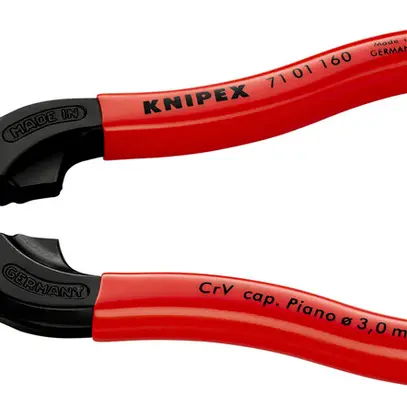 Tagliabulloni compatta KNIPEX CoBolt, per funi metalliche < Ø 4.4mm, 160mm nero 