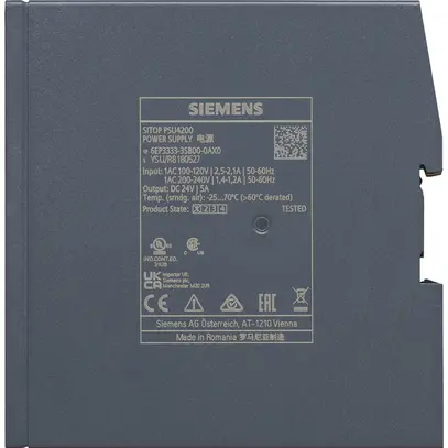 Alimentazione Siemens SITOP PSU4200 IN: 120/240VAC OUT: 24VDC/5A 120W 