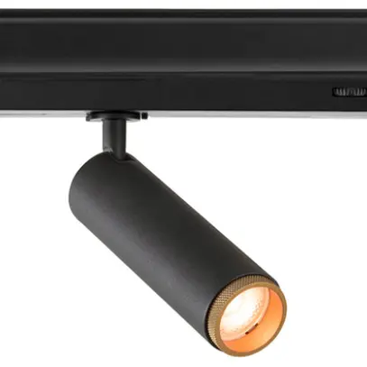 Spot LED SLV GRIP M 1×15W 1000lm 920…930 42° VAR AD3PH Ø43×147mm noir 