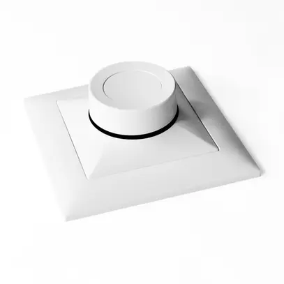 Dimmer rotativo wireless bianco-nero KnockautX, da BRELAG 