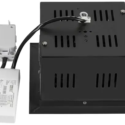 Downlight LED SLV KADUX 27W 3050lm 930 30° DALI 195×195mm noir 