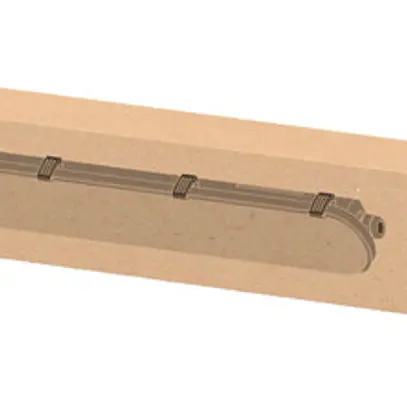 LED-Feuchtraumleuchte LEDVANCE DP EL 32W 4400lm 865 IP65 EM3h 1.2m grau 