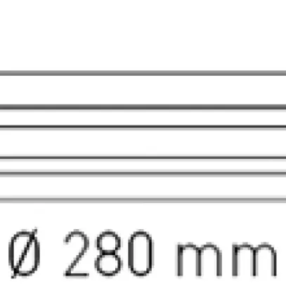 LED-Decken-/Wandleuchte VARIO 28 HF 3000/4000K 13/18W 1980lm Ø280mm IP54 