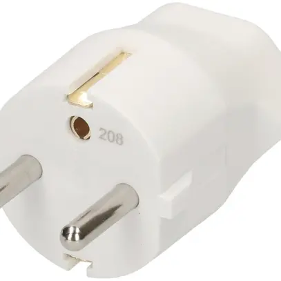 Adattatore fisso MAX HAURI Shuko/T13 3L 250V 10A 2300W bianco 