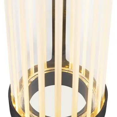 Applique LED SLV QUIMERA 8.2W 320lm 927/930 REG Ø76×413mm nero 