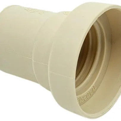 Portalampada E27 ELBRO materia sintetica beige 