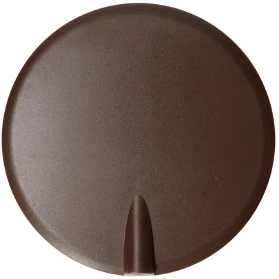 Rosetta di copertura MH clip a molla+entrata a innesto Ø98×9mm marrone 