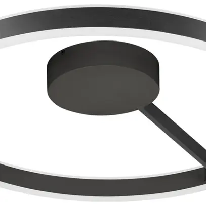 Plafonnier/applique LED SLV ONE 60 CW 23W 550lm 927/930 VAR Ø600 noir 