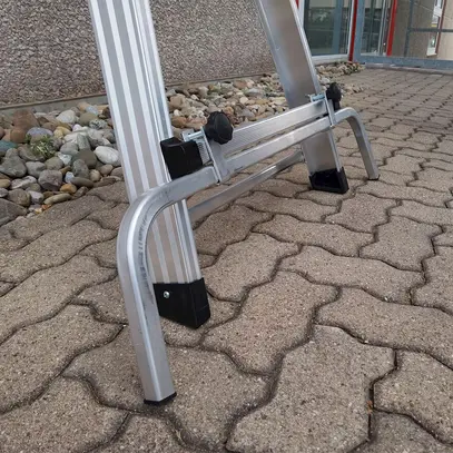 Echelle téléscopique Plica Clik Clak, 4×6 marches, aluminium 
