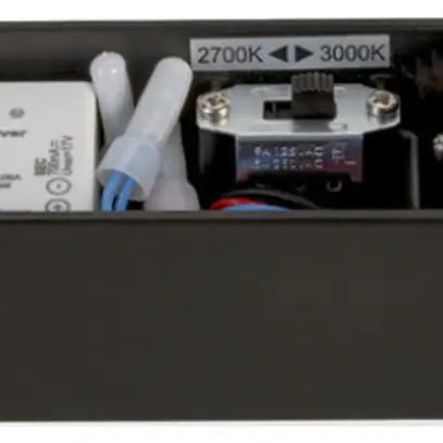 Applique LED SLV QUIMERA 8.2W 320lm 927/930 REG Ø76×413mm nero 