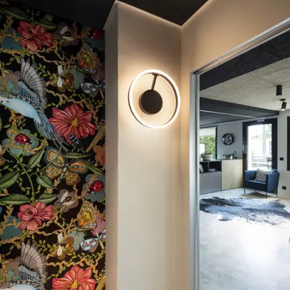 LED-Decken-/Wandleuchte SLV ONE 40 CW 14W 450lm 927/930 DIM Ø400 schwarz 