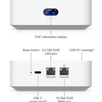Routeur Ubiquiti UniFi Express 7 Routeur WiFi-7 avec pare-feu, VPN 