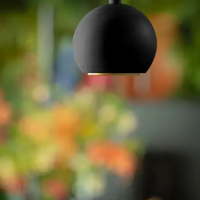 Luminaire suspendu SLV LIGHT EYE 90 AD3PH GU10 1×6W VAR Ø89mm noir 