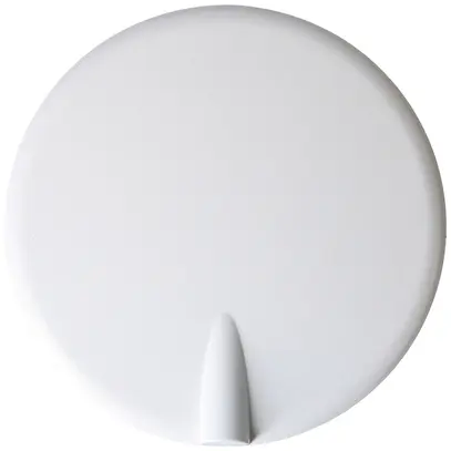 Rosetta di copertura MH clip a molla+entrata a innesto Ø98×9mm grigio chiaro 