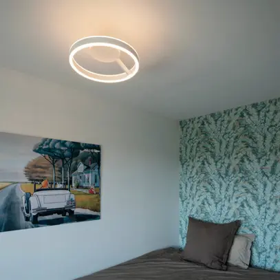 LED-Decken-/Wandleuchte SLV ONE 40 CW 14W 450lm 927/930 DIM Ø400 weiss 