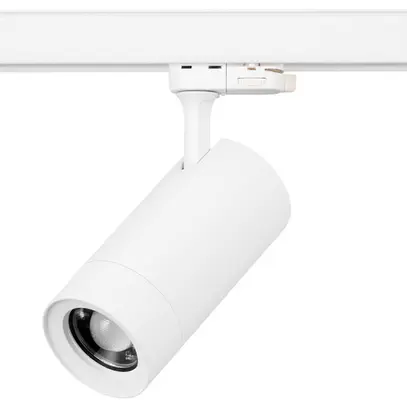 Projecteur LED Sylvania Lenzo Large 30W 2250lm 940 VAR 3ph 18°…50° Ø75 blanc 