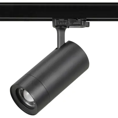 Projecteur LED Sylvania Lenzo Large 30W 1925lm 930 VAR 3ph 18°…50° Ø75 noir 