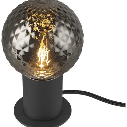Tischleuchte SLV VARYT E14 1×6W Schalter Ø90×90mm schwarz 