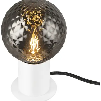 Luminaire de table SLV VARYT E14 1×6W interrupteur Ø90×90mm blanc 