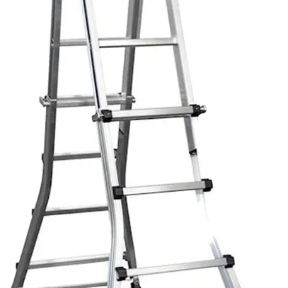 Echelle téléscopique Plica Clik Clak, 4×6 marches, aluminium 