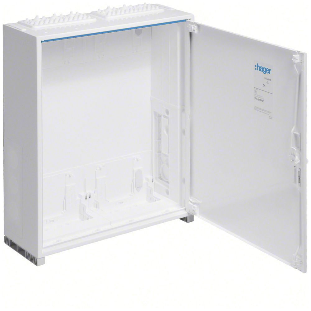 Armoire murale Hager univers avec porte CP I IP44 550×650×205mm