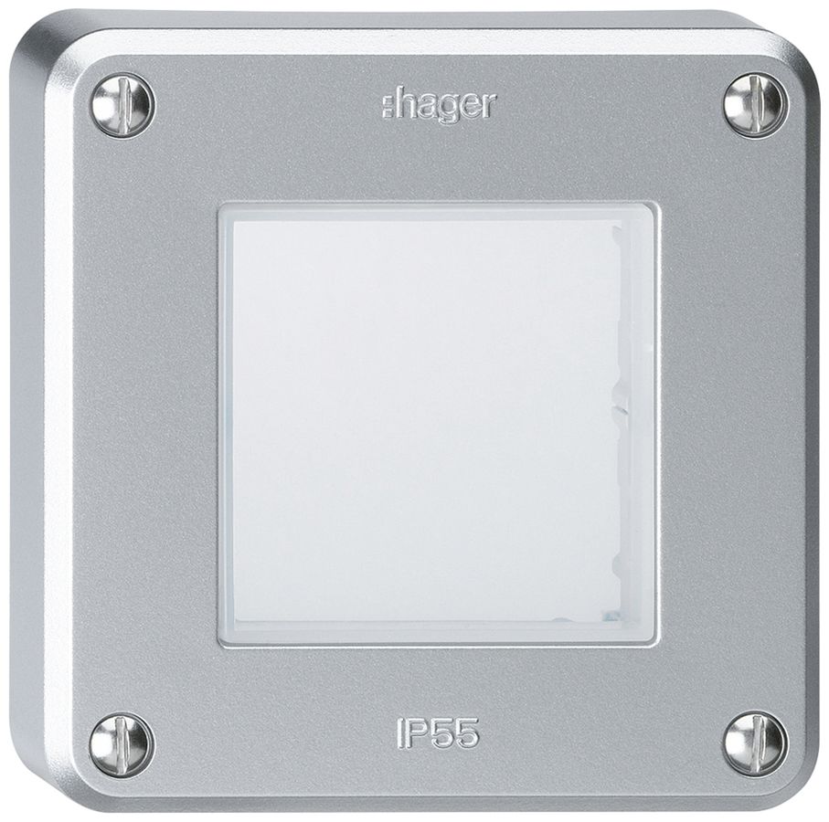 Oberteil robusto alu mit Membrane für Druckschalter & -taster