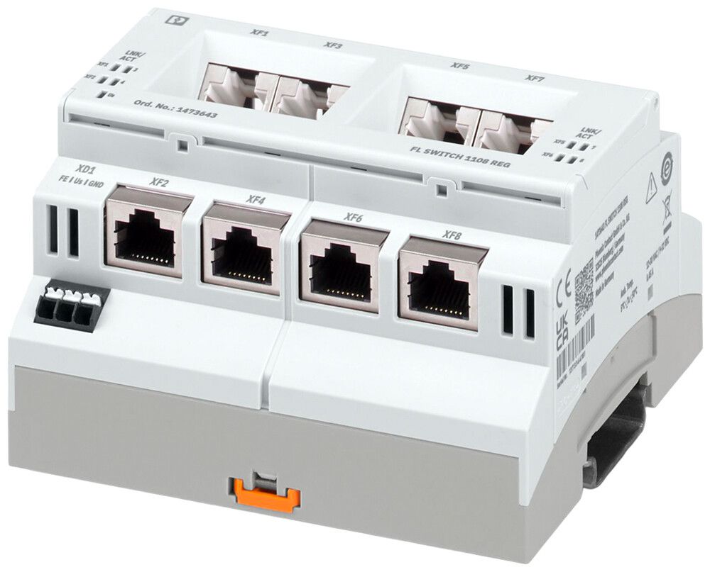 Switch AMD PX 8×RJ45 GbE 8×RJ45 GbE IP20