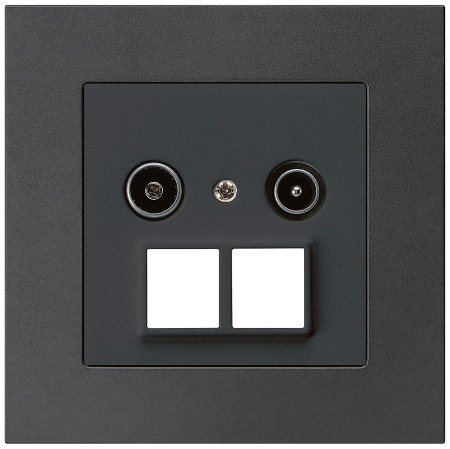 UP-Antennendose R/TV HMS kallysto.pro 23dB schwarz