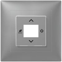 Set frontale INC ABB SIDUS alu per Termostato ambient.free@home