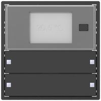 Aufsatz zu Raumtemperaturregler ABB SIDUS KNX RTR Design ZE-Typ, 2/4, anthrazit