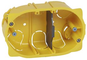 UP-Einlasskasten Batibox MOS gelb 3 Module T=40mm für Hohlwand